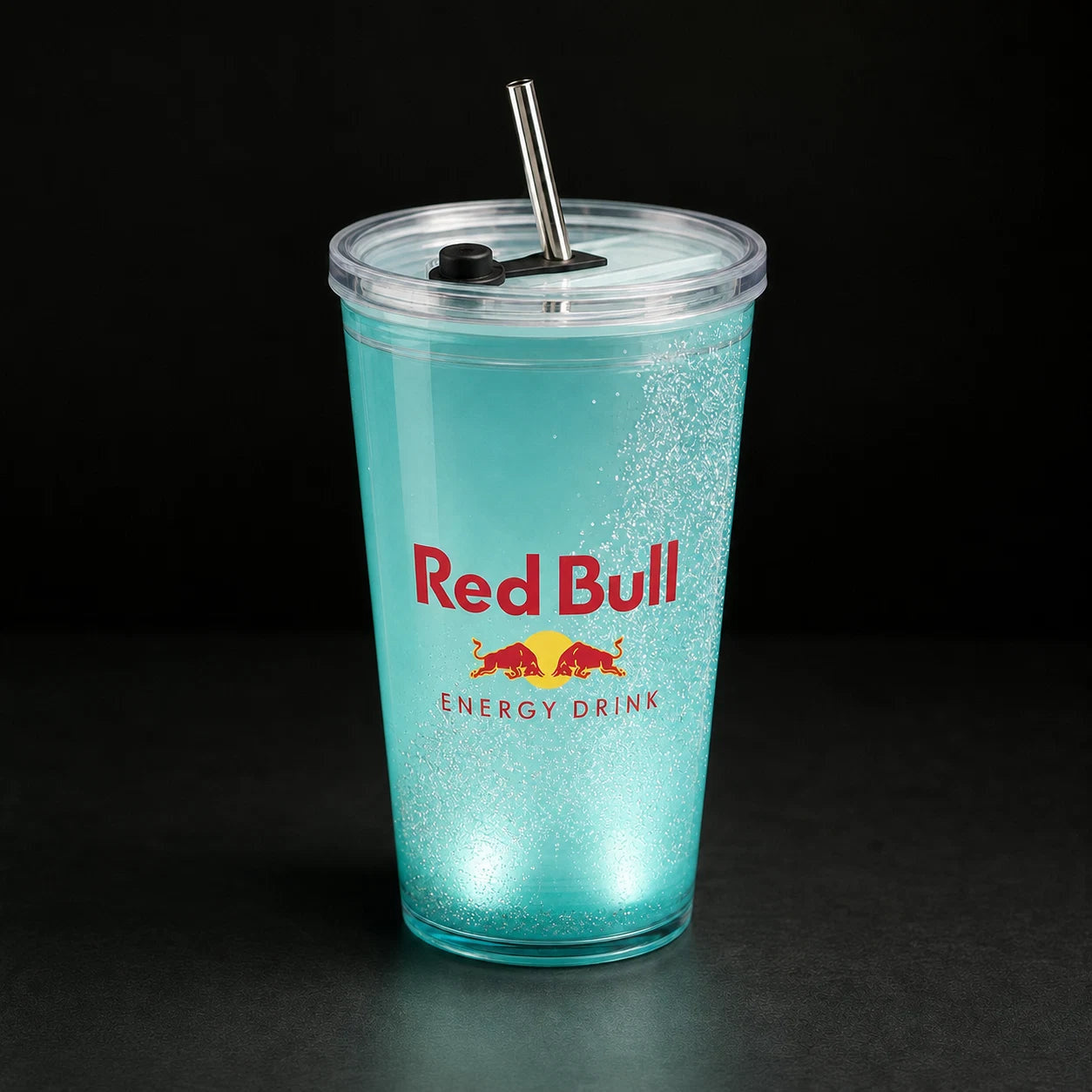 LED Sensor Light-Up Tumbler - Color Changing Cup with Straw