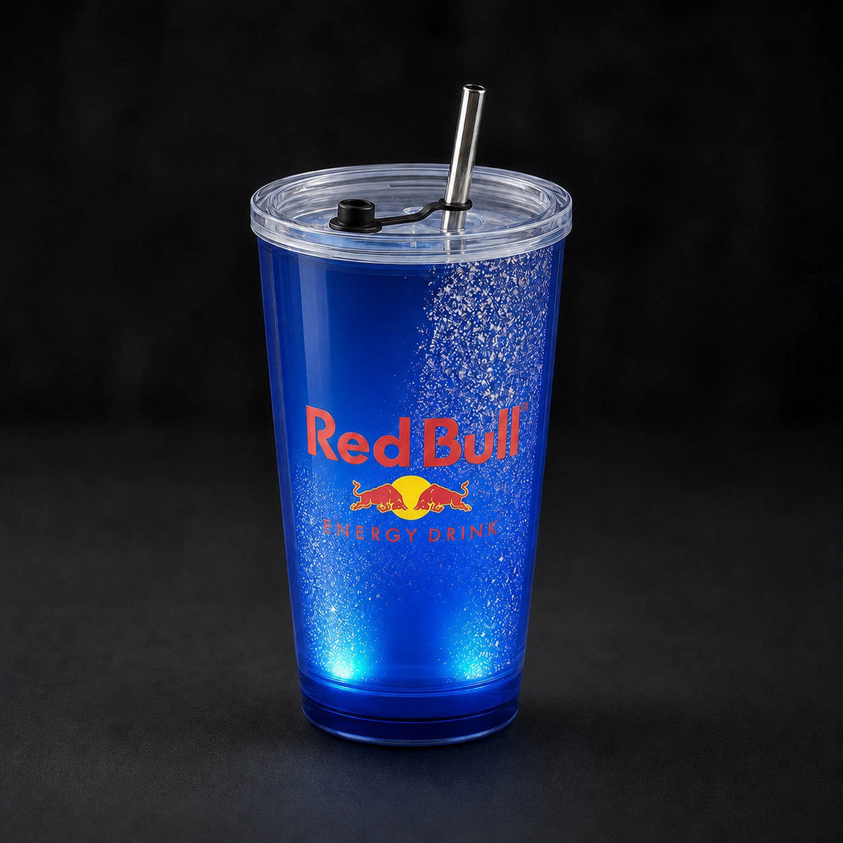 LED Sensor Light-Up Tumbler - Color Changing Cup with Straw