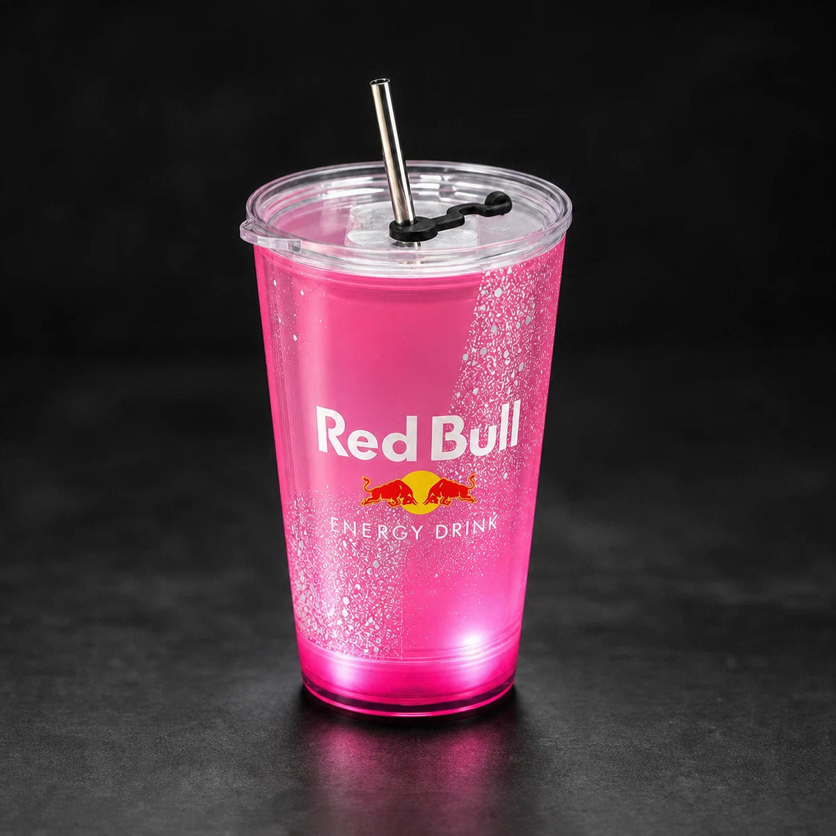 LED Sensor Light-Up Tumbler - Color Changing Cup with Straw